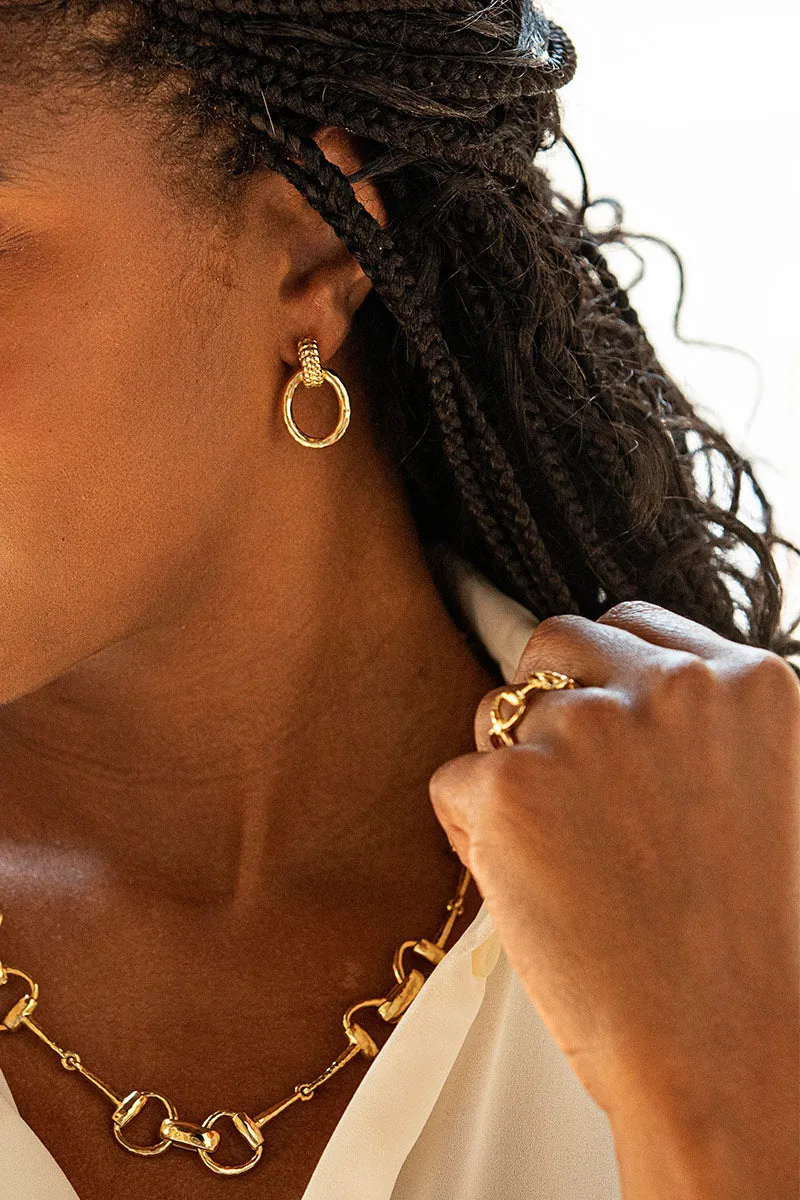 Cleopatra Regal Link Earrings