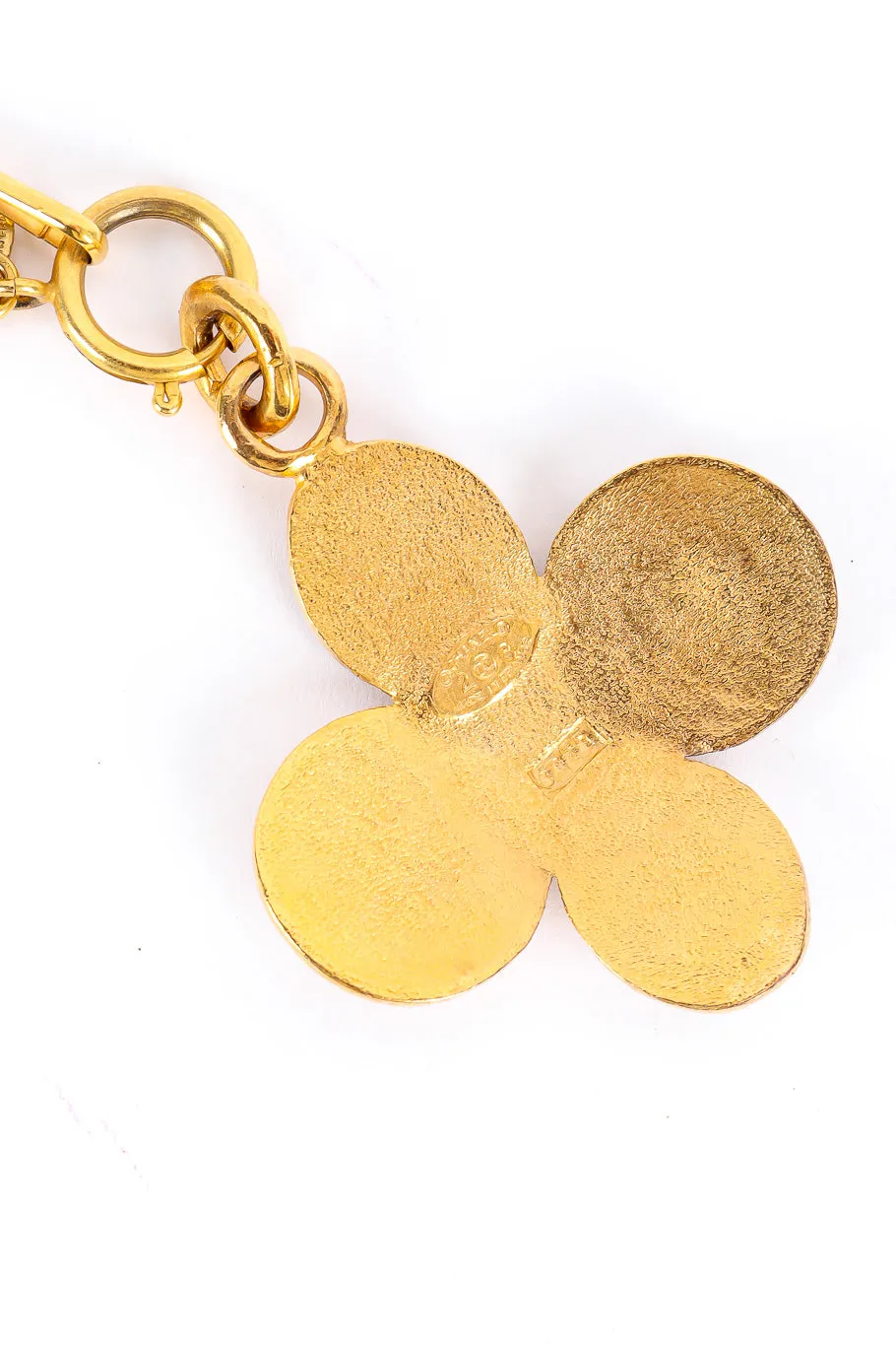 Clover Crest Cross Pendant Necklace