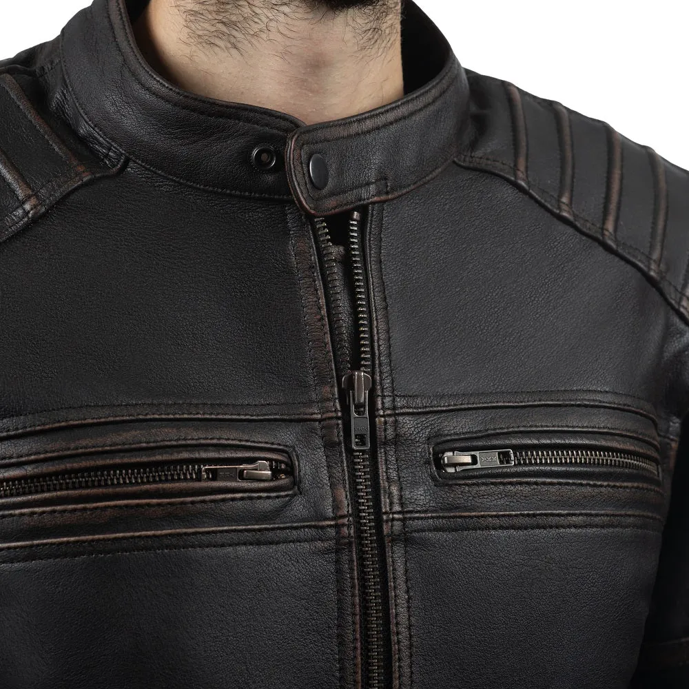 Colorado Cross-Country Classic Motorcycle Leather Jacket