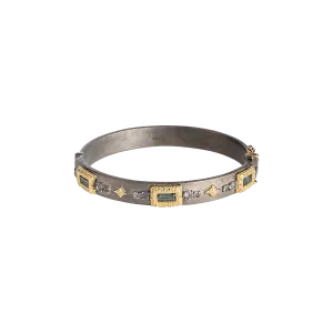 CRIVELLI AND GREY SPINEL HUGGIE BRACELET