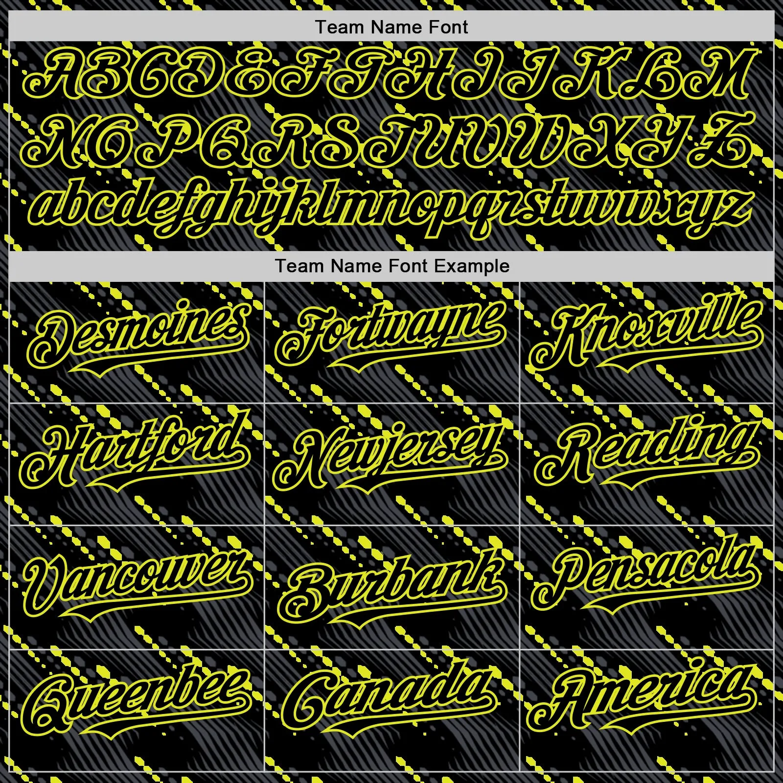 Custom Black Neon Yellow 3D Pattern Design Slant Lines Authentic Baseball Jersey