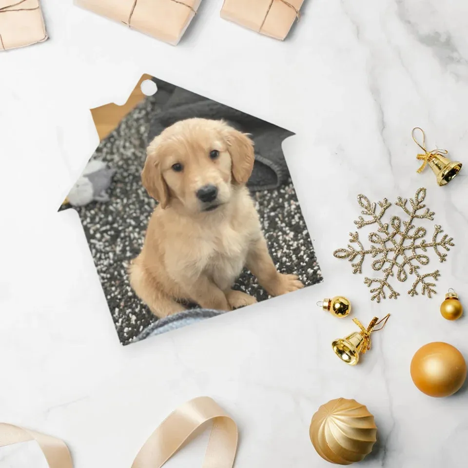 Custom Metal Photo Ornament