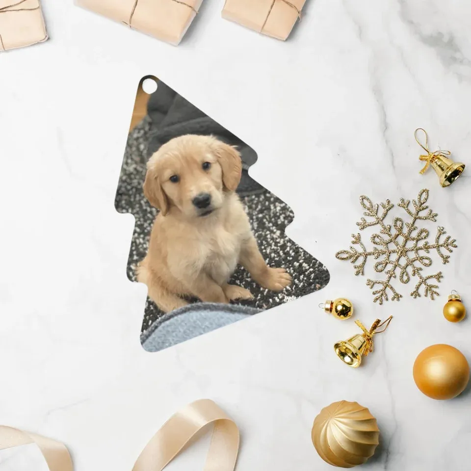 Custom Metal Photo Ornament