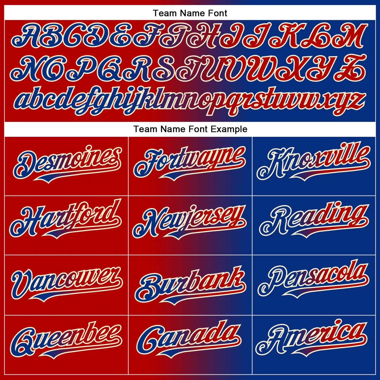Custom Royal Red-Cream Authentic Gradient Fashion Baseball Jersey