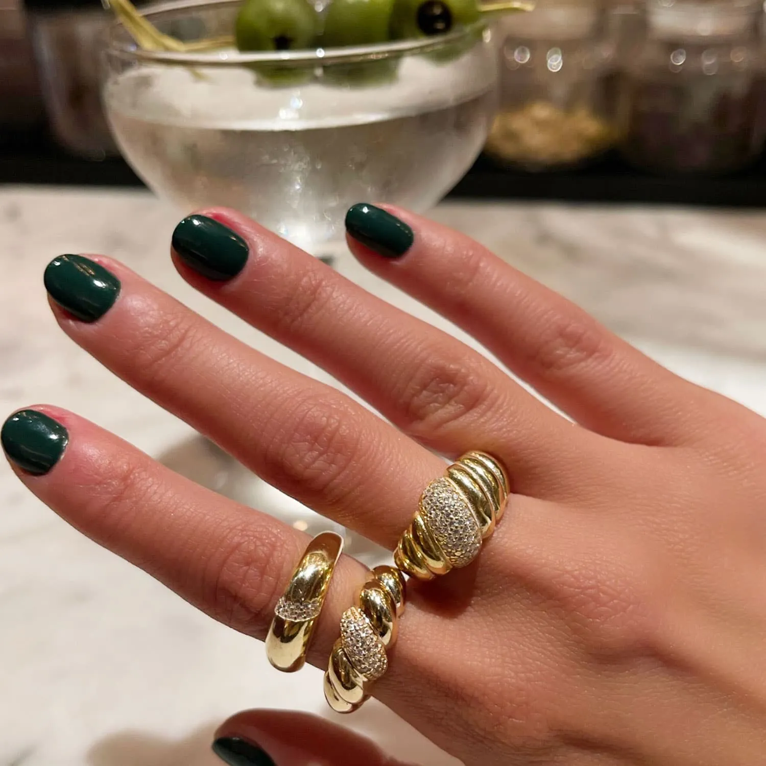 CZ Braided Ring