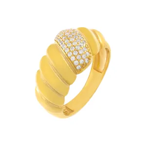 CZ Braided Ring