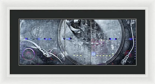 Dj Vision Mix - Framed Print