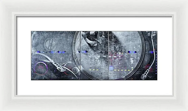 Dj Vision Mix - Framed Print
