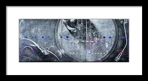 Dj Vision Mix - Framed Print