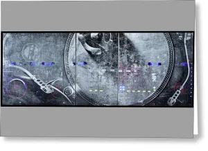 Dj Vision Mix - Greeting Card