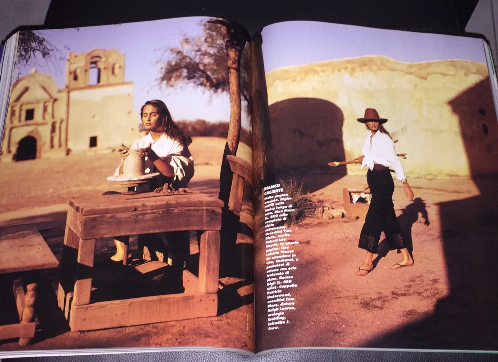 ELLE Magazine Italia March 1992 NIKI TAYLOR Marpessa AMBER SMITH Gail Elliott TASHA DE VASCONCELOS