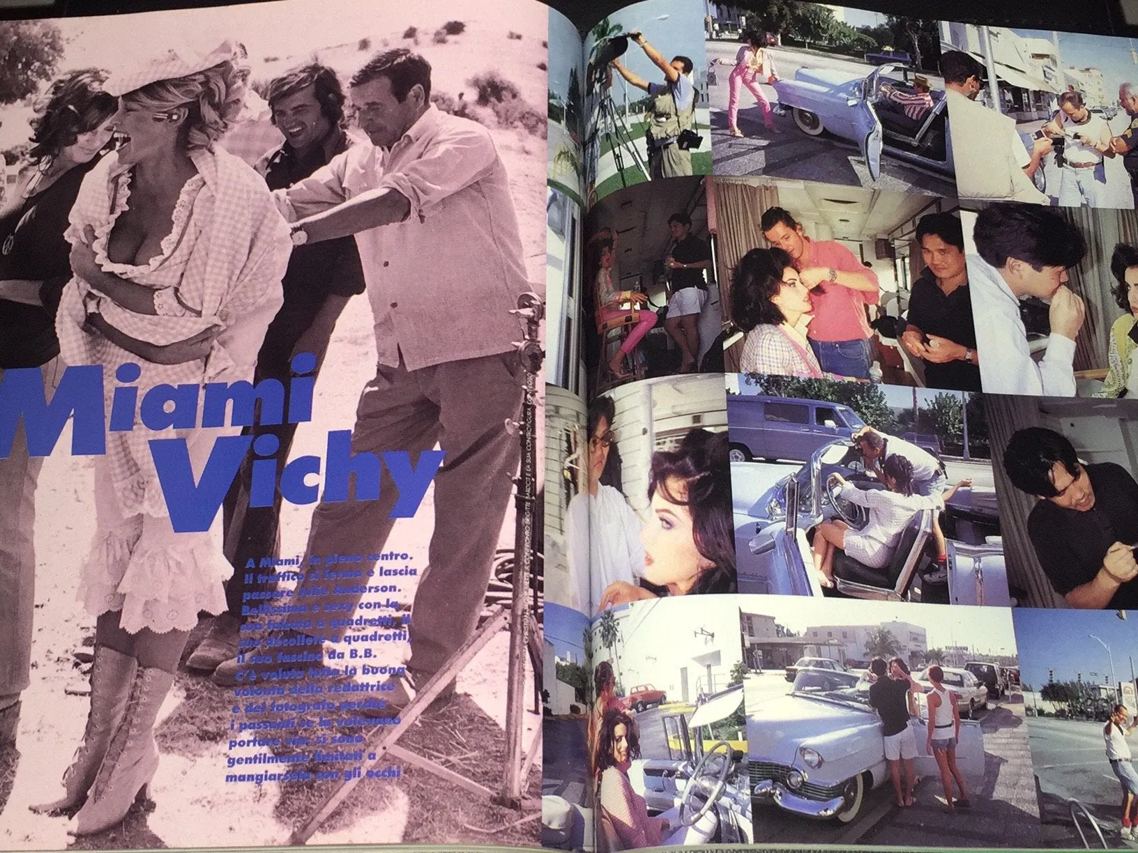 ELLE Magazine Italia March 1992 NIKI TAYLOR Marpessa AMBER SMITH Gail Elliott TASHA DE VASCONCELOS