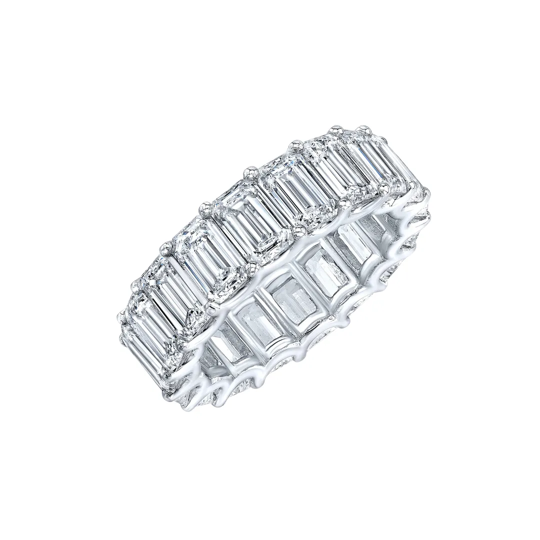 Emerald-Cut Diamond Eternity Band