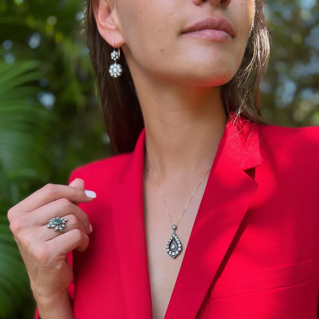 Emerald Star Ring