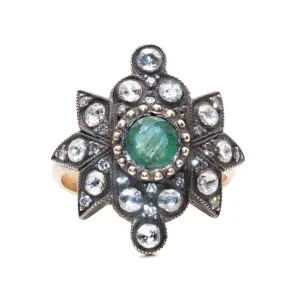 Emerald Star Ring