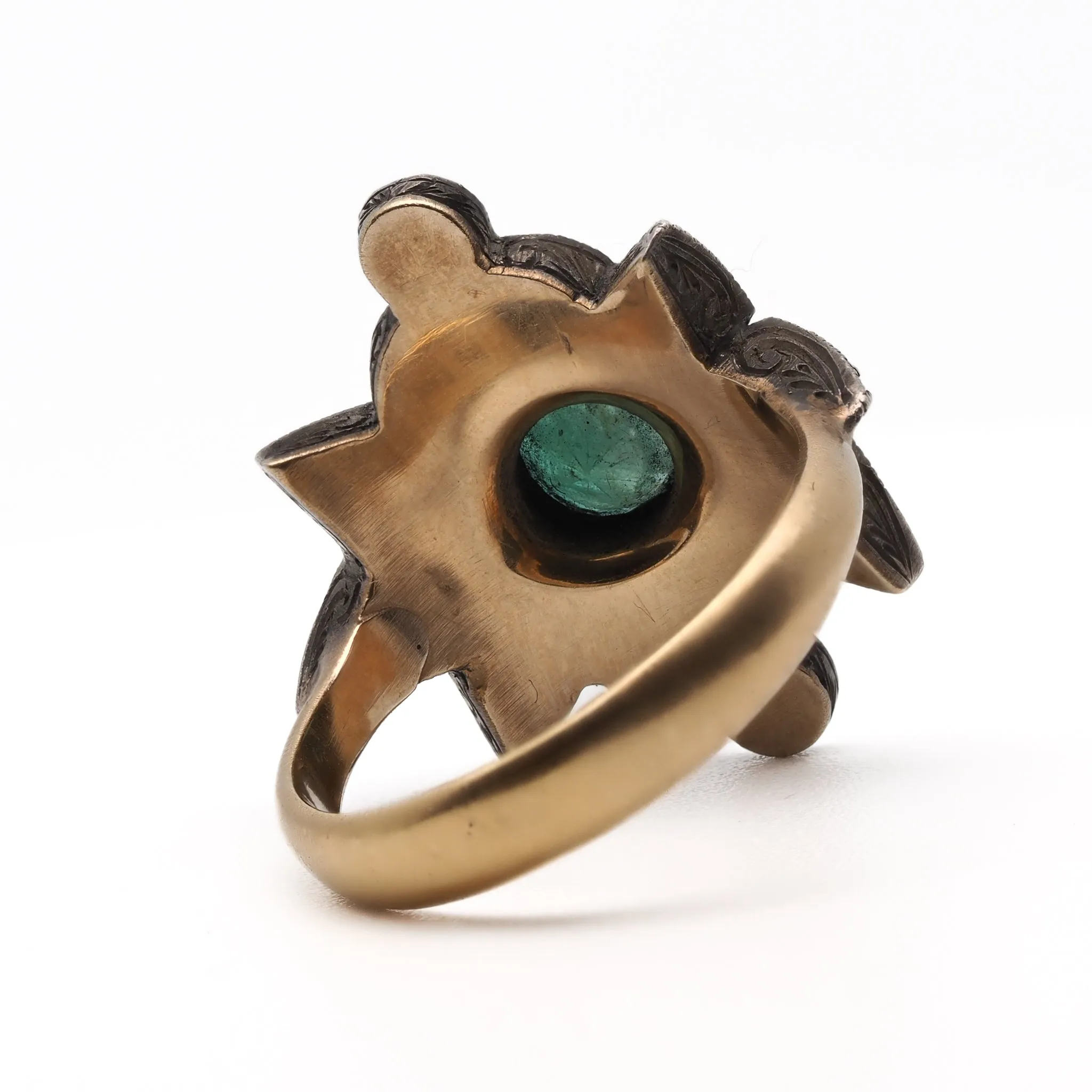 Emerald Star Ring