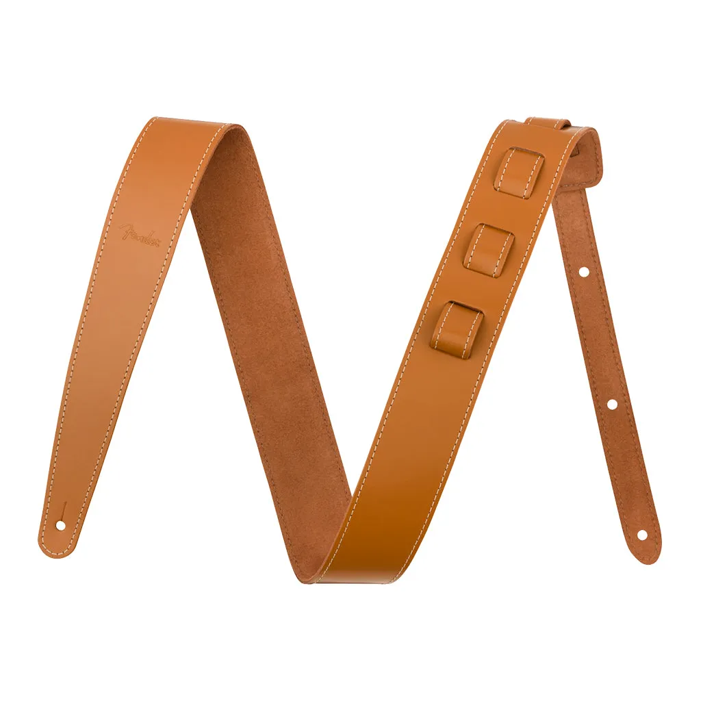 Fender Essentials Leather Strap in Tan