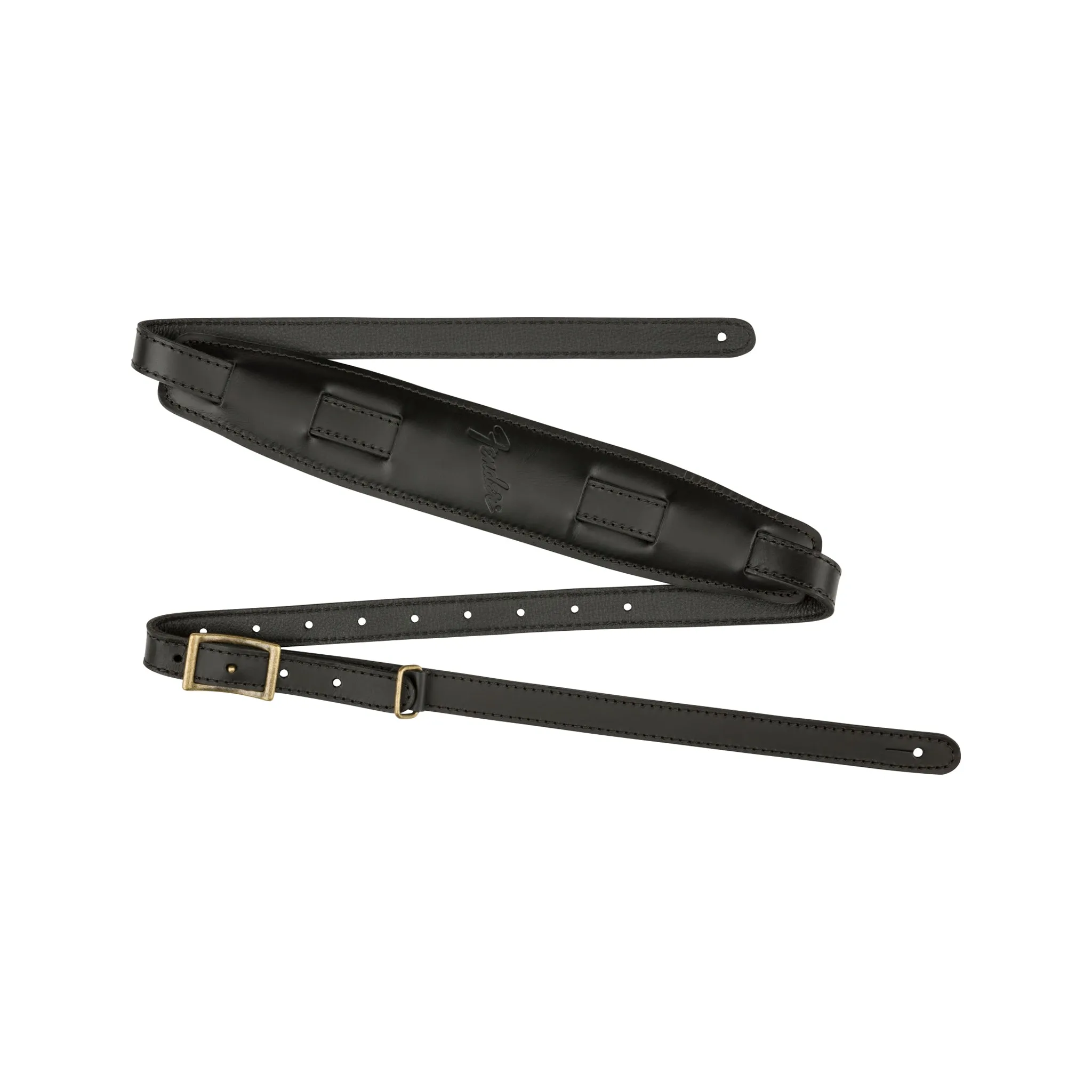 Fender Mustang Saddle Guitar Strap, Black