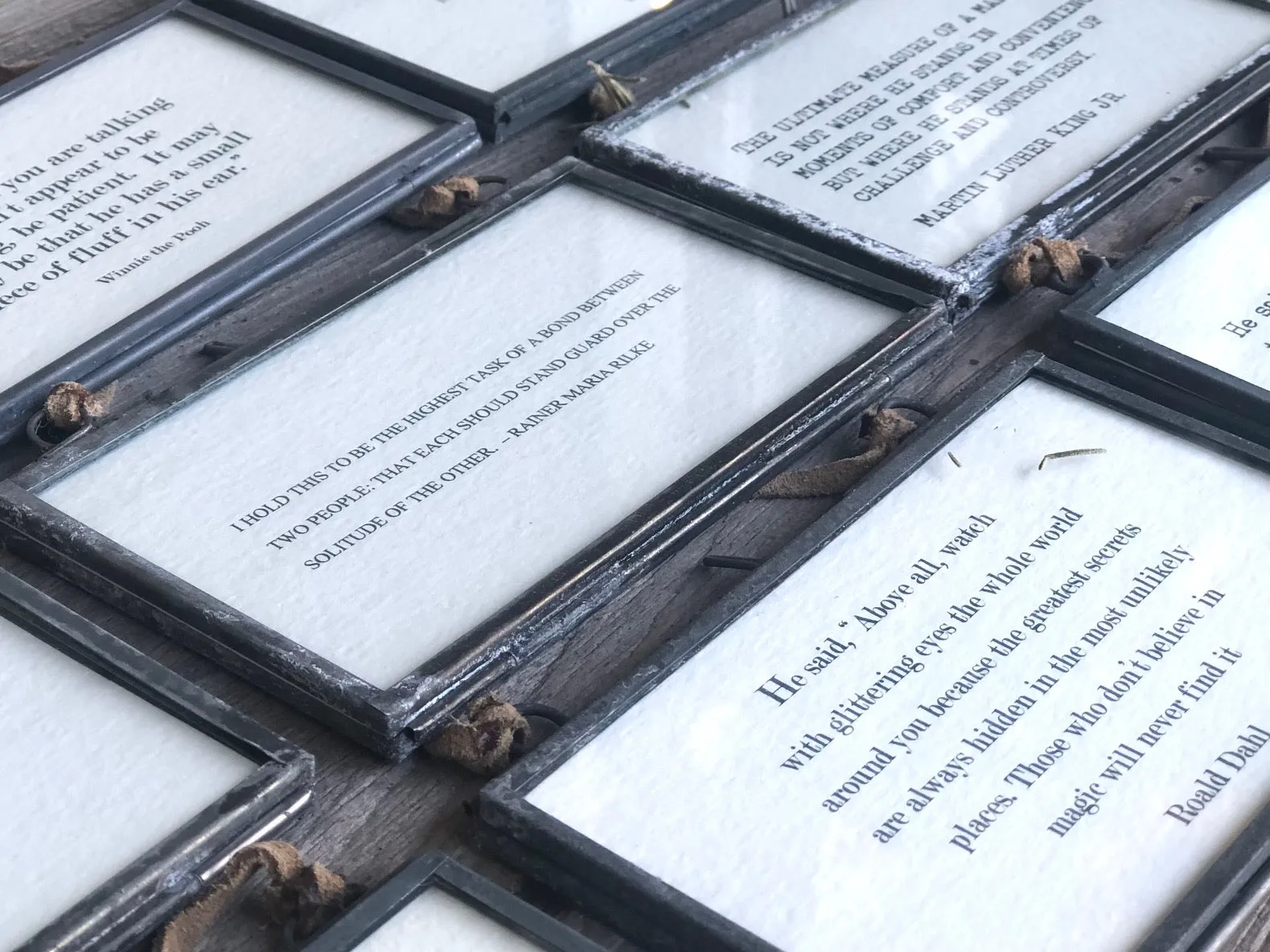 Framed Inspirational Quotes
