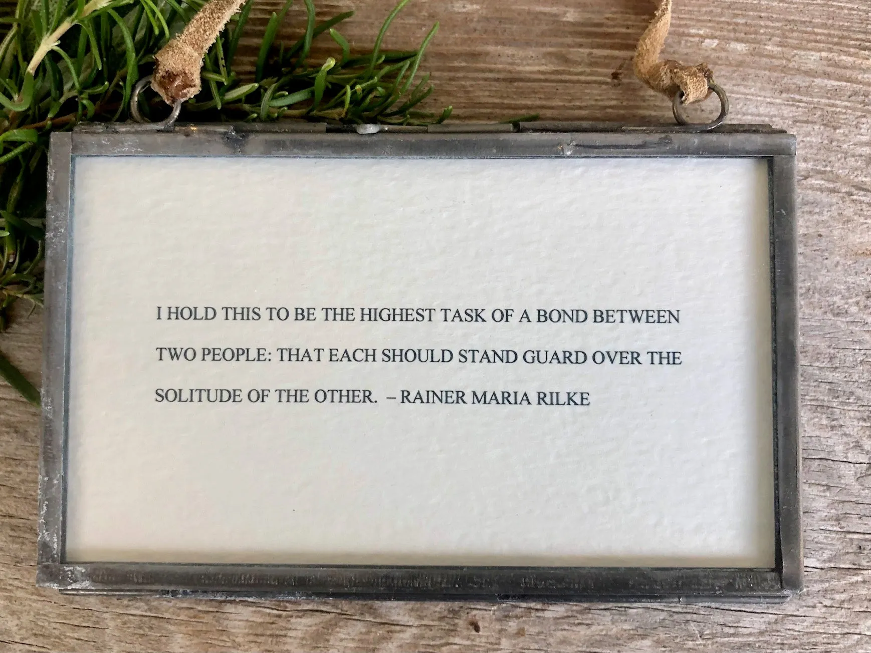 Framed Inspirational Quotes