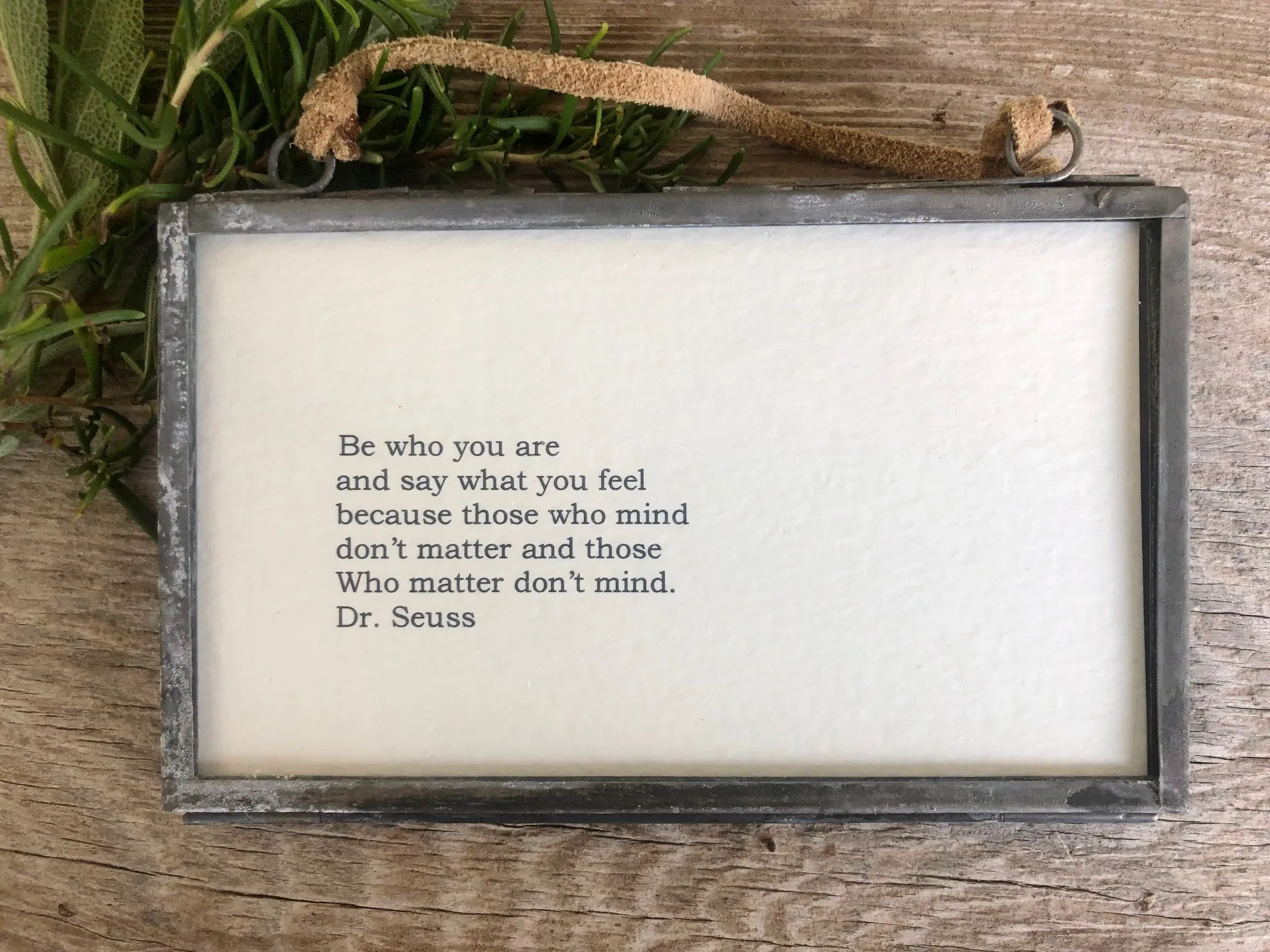 Framed Inspirational Quotes