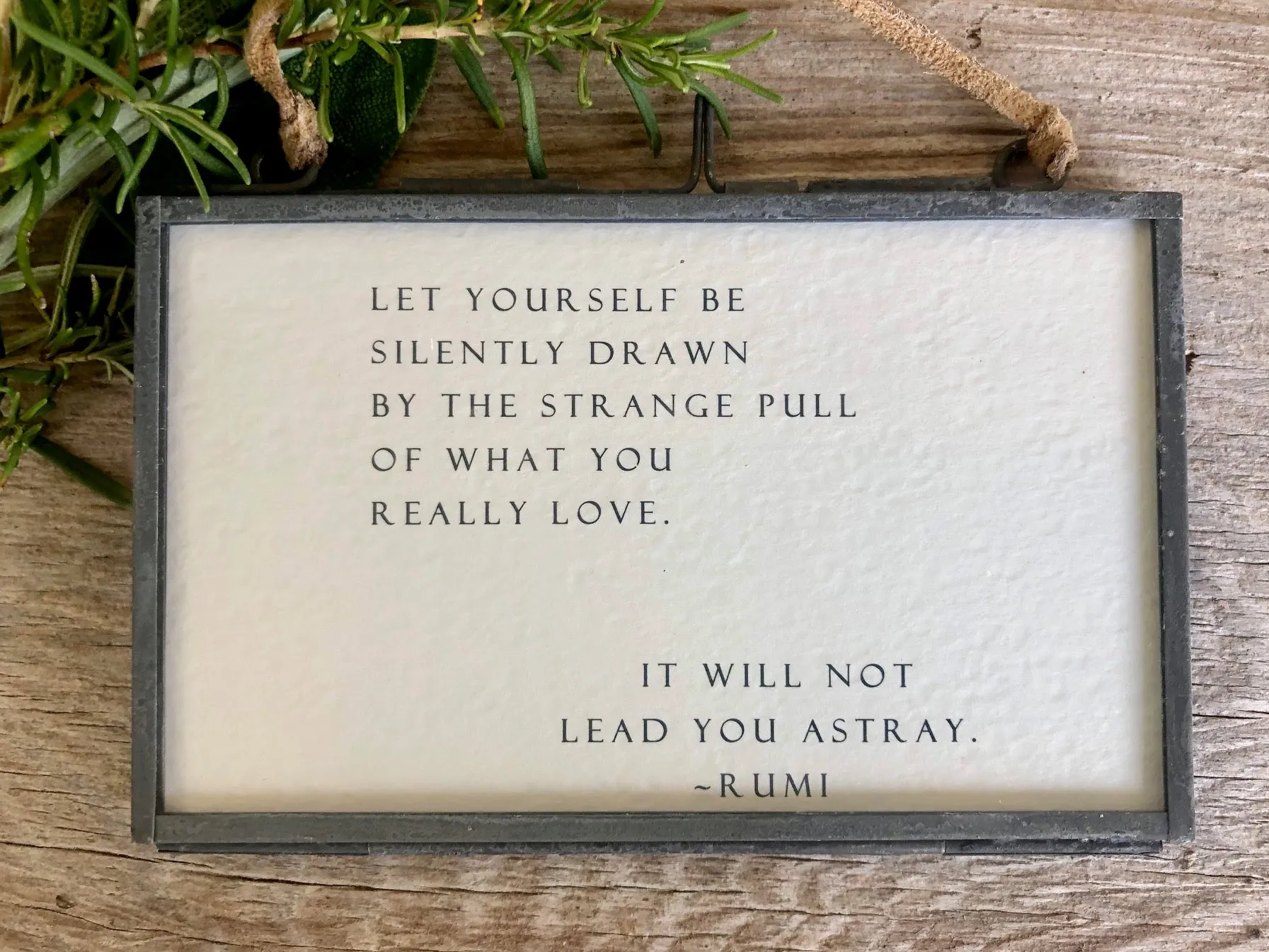 Framed Inspirational Quotes