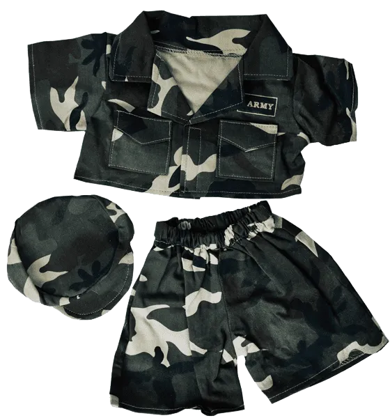 Green Army Uniform Gift Set