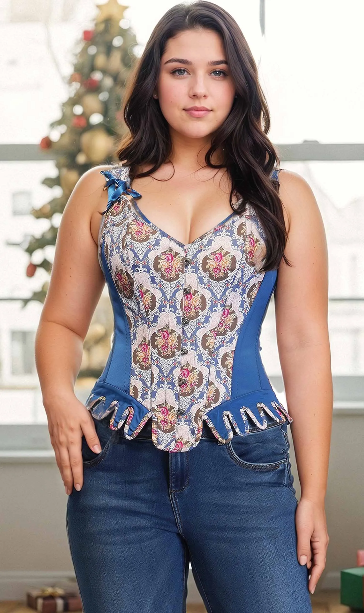 Hadassah Duchess Satin Corset