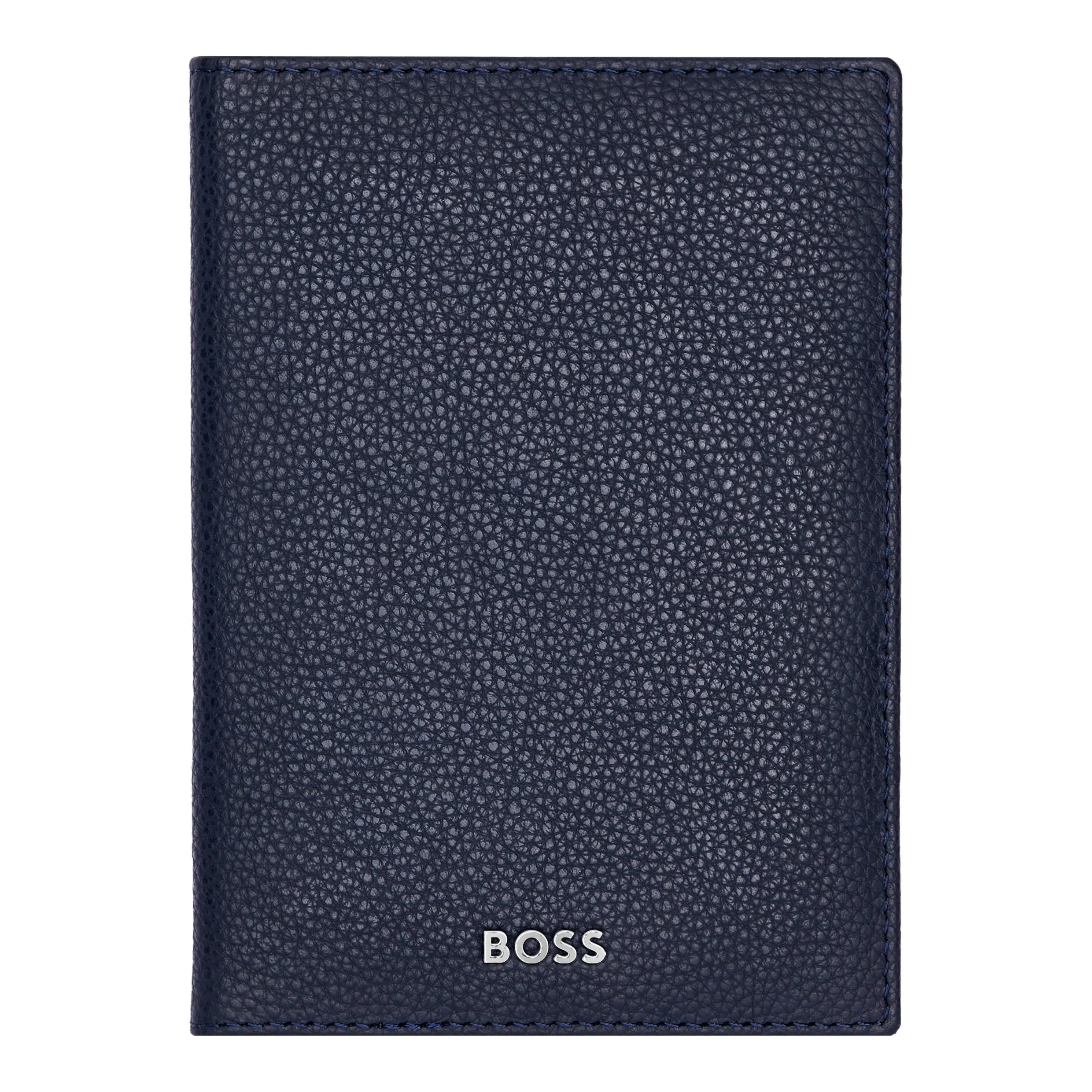 HUGO BOSS HLP416N-Passport holder Classic Grained Navy