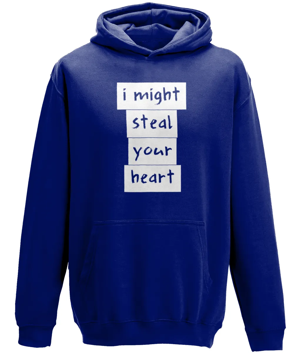 I might steal your heart Kids Hoodie
