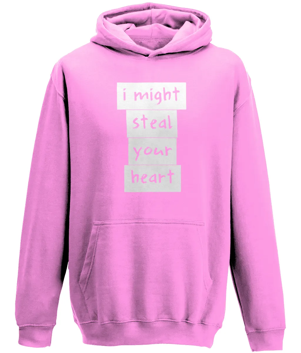 I might steal your heart Kids Hoodie
