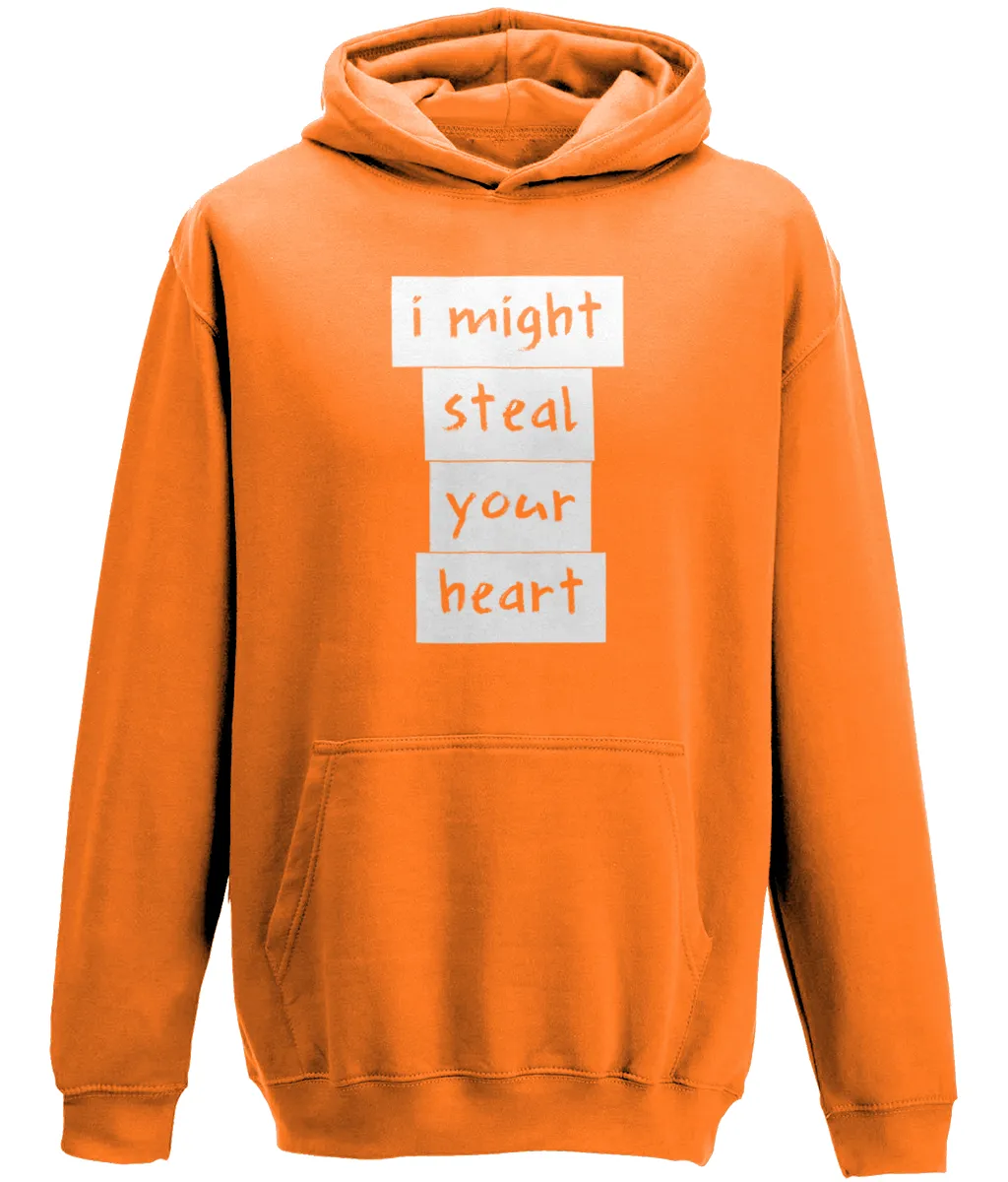 I might steal your heart Kids Hoodie