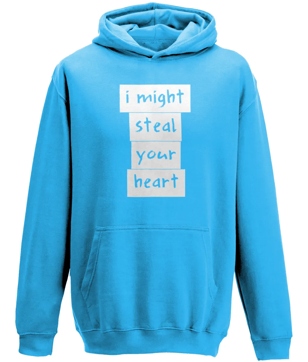 I might steal your heart Kids Hoodie