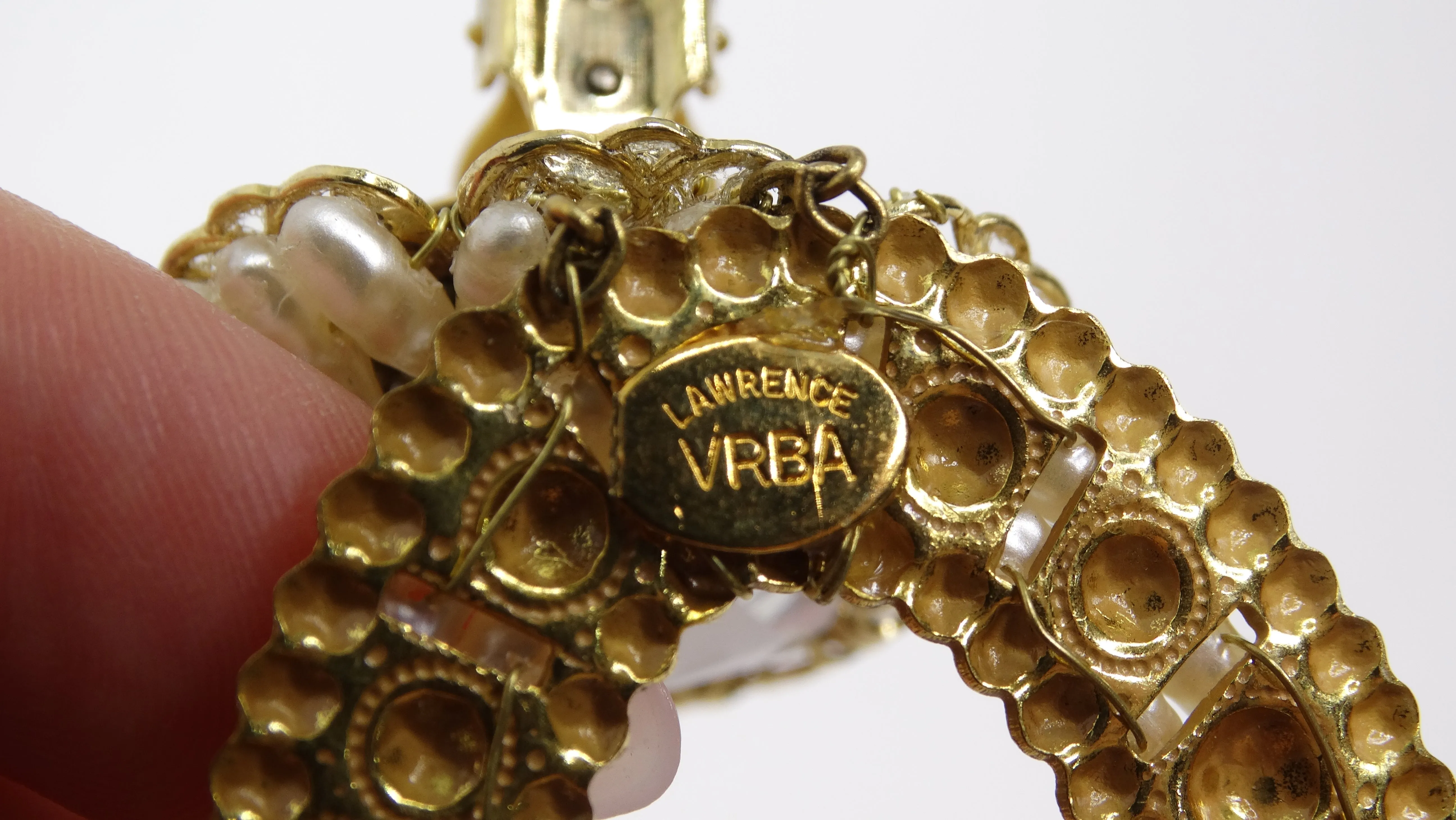 Lawrence Vrba Beaded Statement Earrings