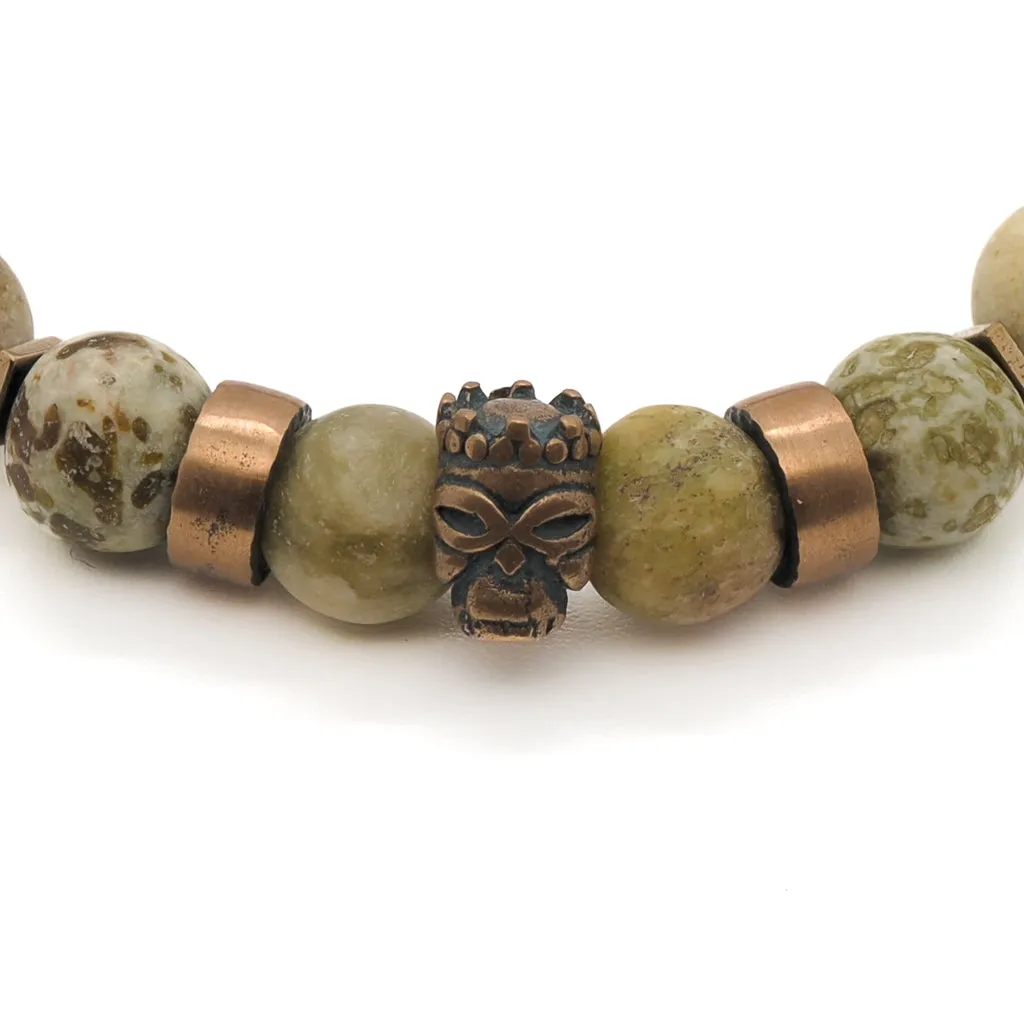 Lion King Men Beaded Bracelet