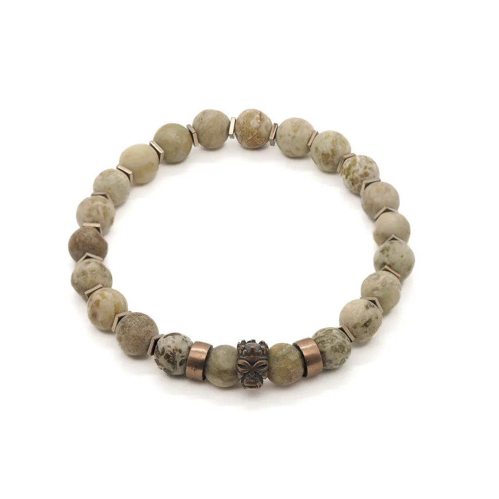 Lion King Men Beaded Bracelet