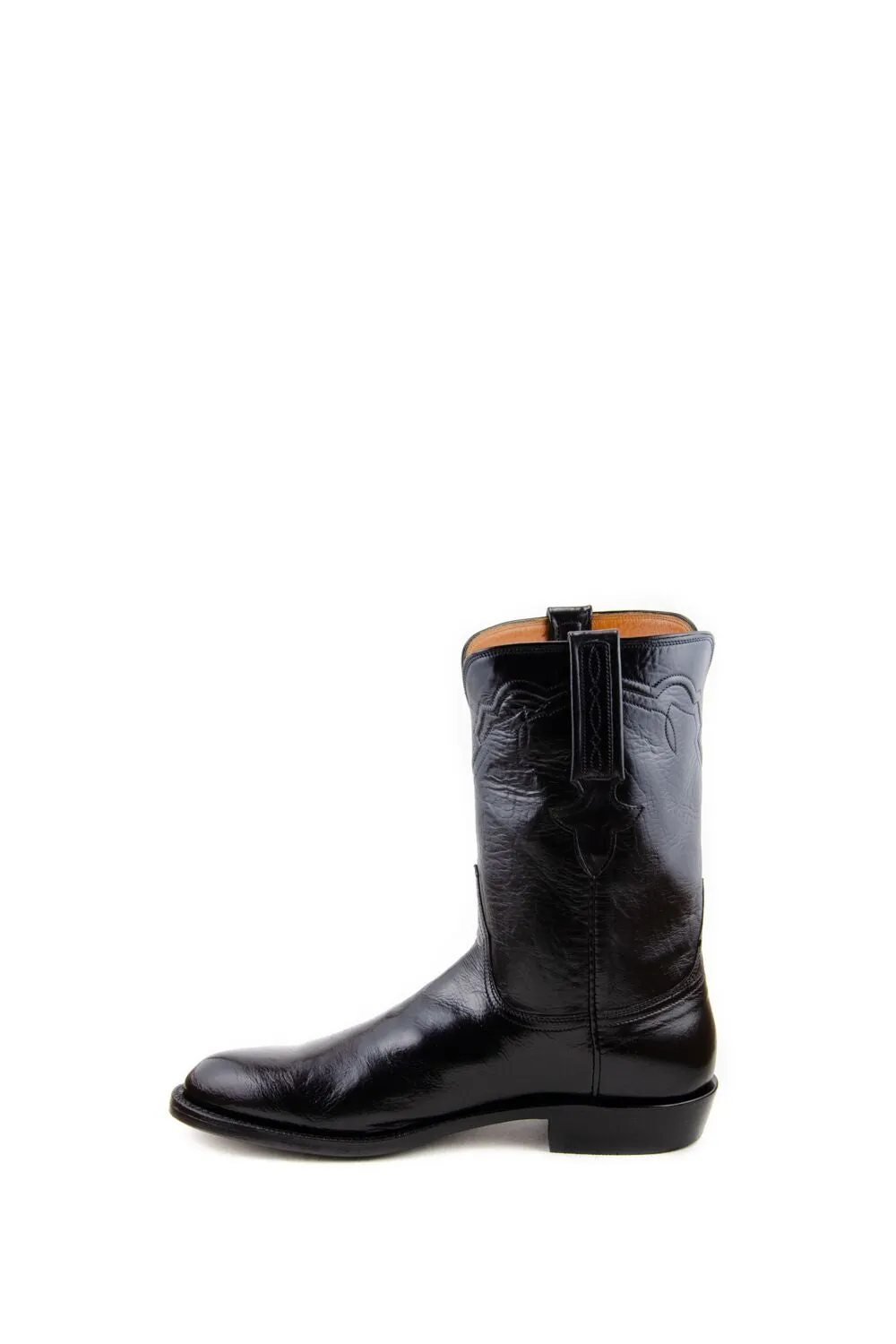 Lucchese Classic - Buffalo Calf - Roper - Black