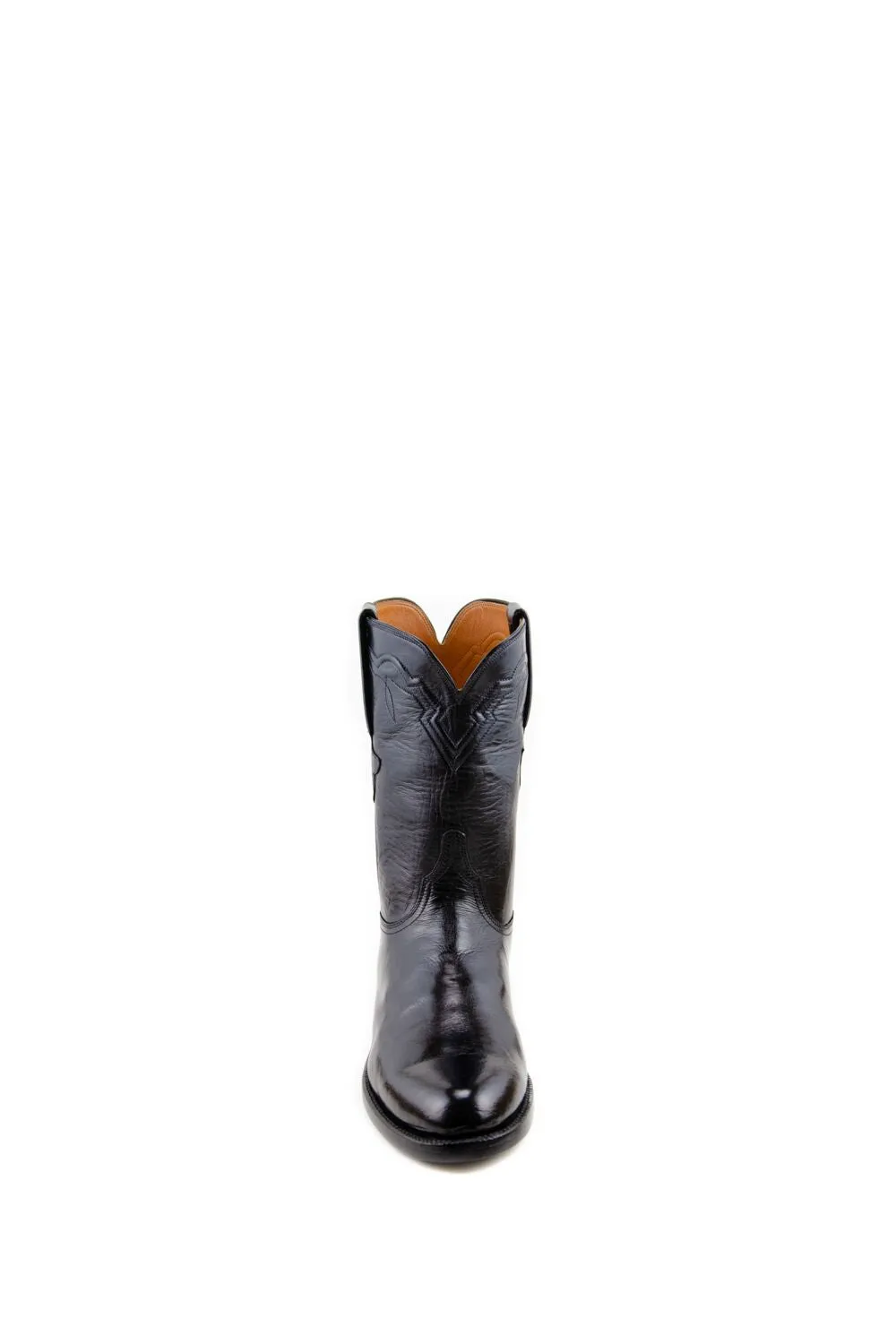 Lucchese Classic - Buffalo Calf - Roper - Black