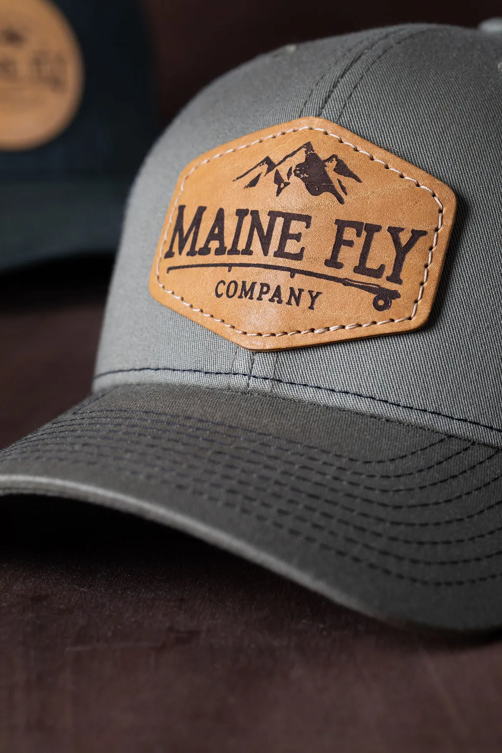 Maine Fly Co - Leather Patch Hat