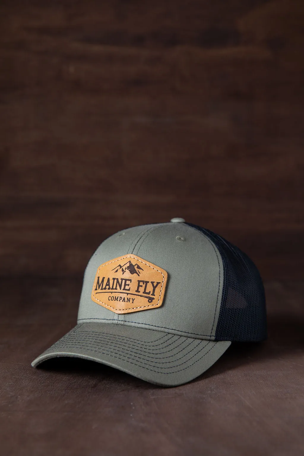Maine Fly Co - Leather Patch Hat