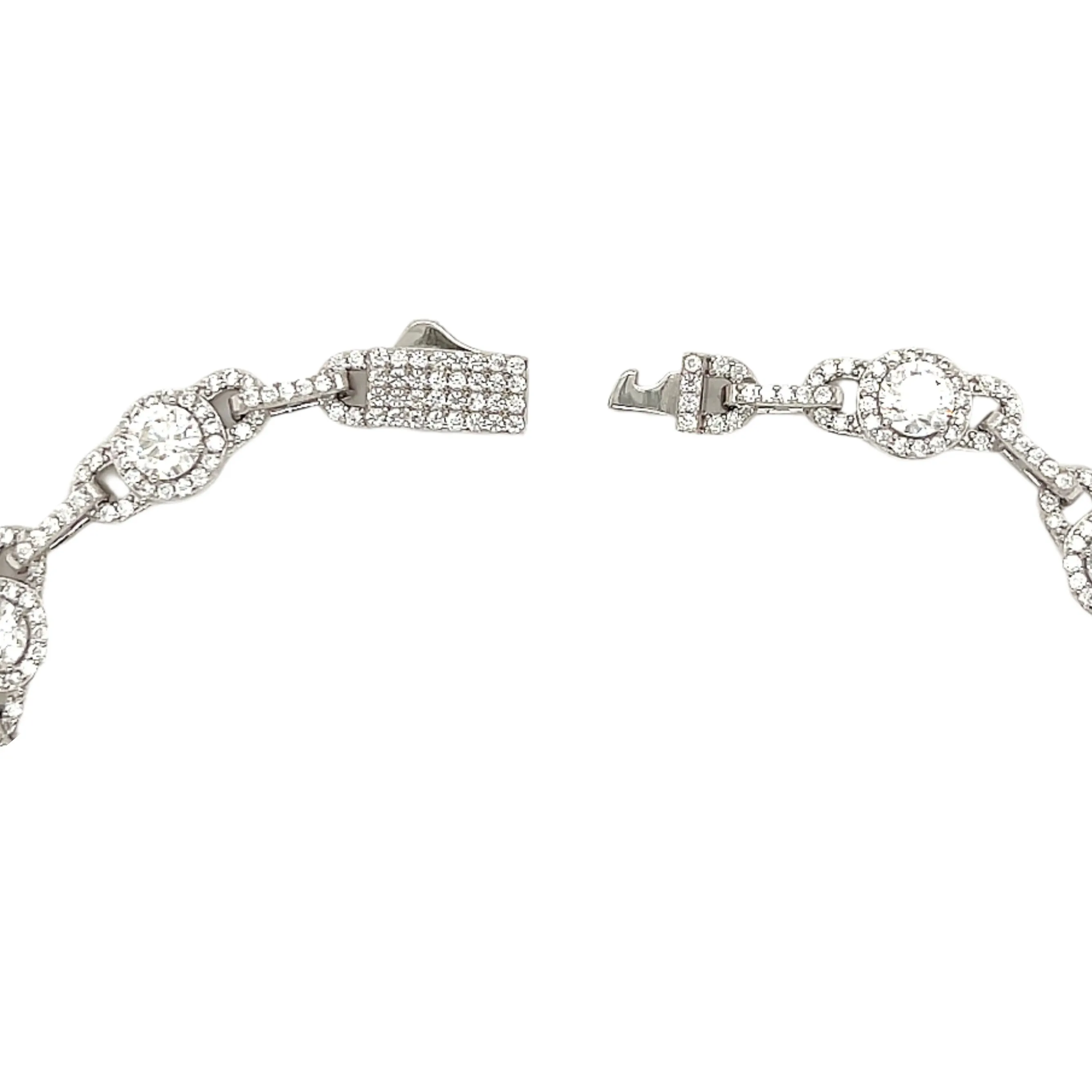 Moments Tennis 7mm Lab-Created Moissanite Sterling 7.5" Bracelet - M302149