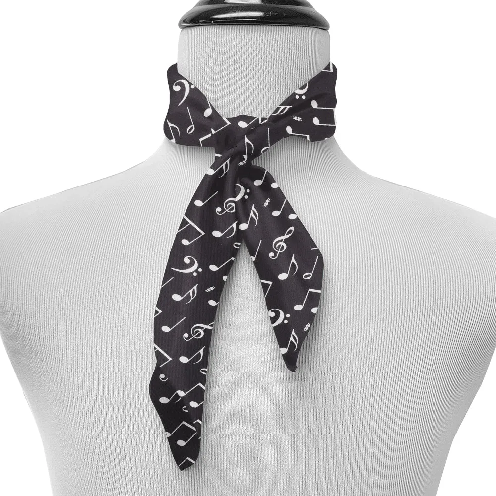 Music Notes - Silk Neckerchief