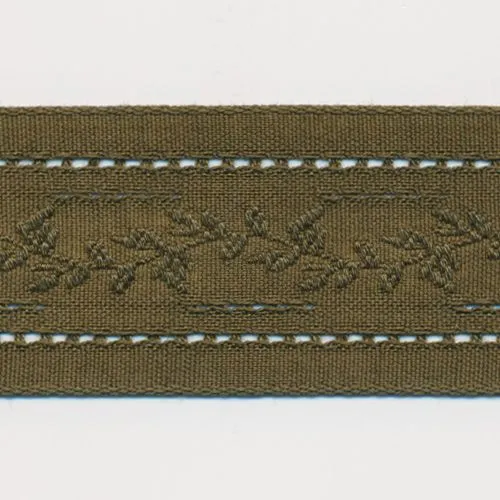 Natural Lacy Ribbon #136 Rifle Green