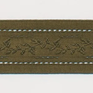 Natural Lacy Ribbon #136 Rifle Green