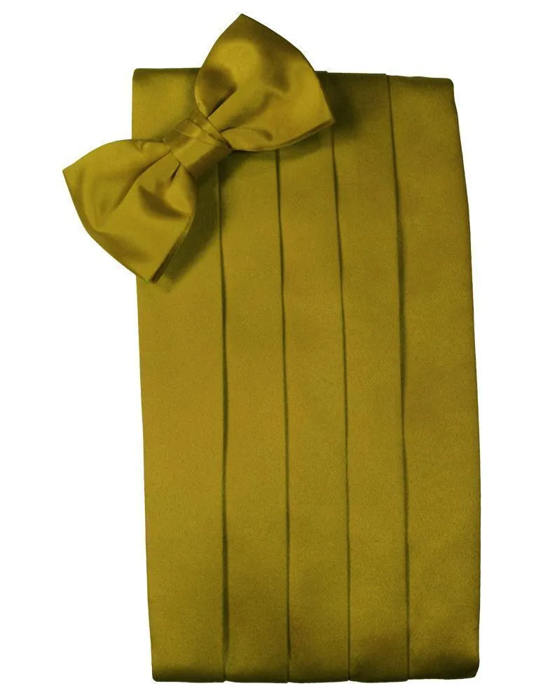 New Gold Luxury Kids Satin Cummerbund