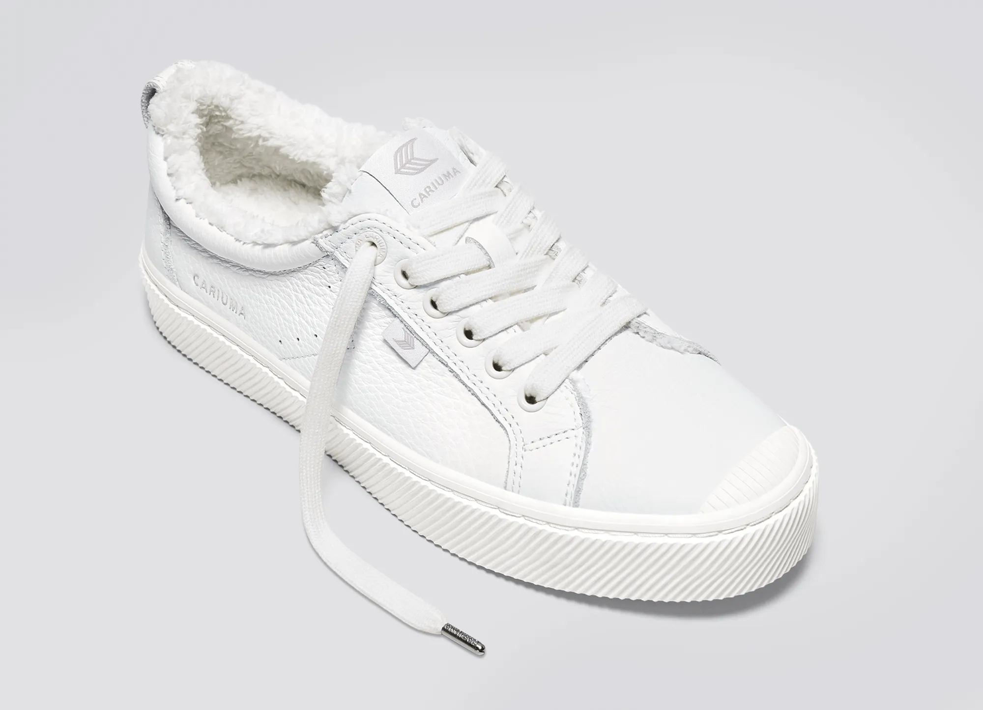 OCA Therma Low White Premium Leather Sneaker Women