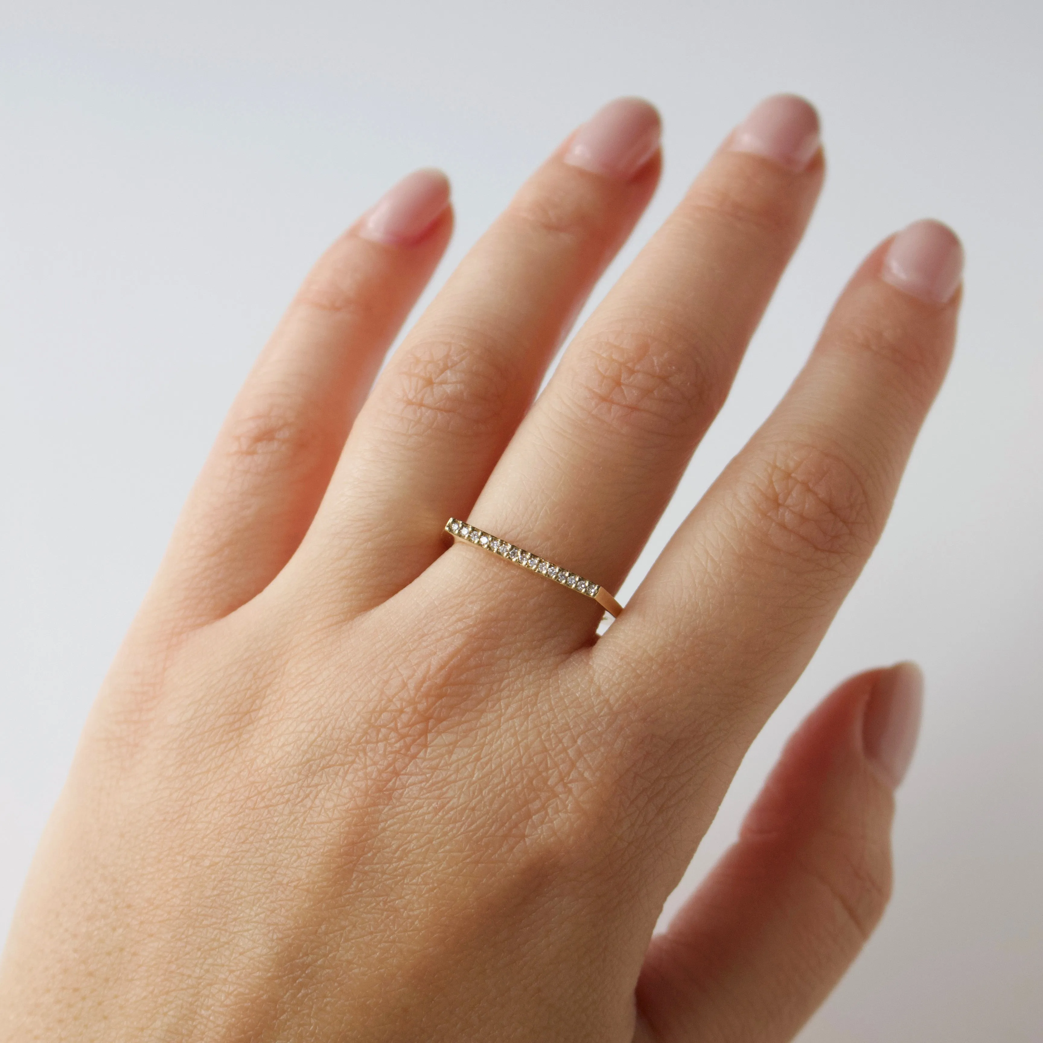 Odette Diamond Bar Ring