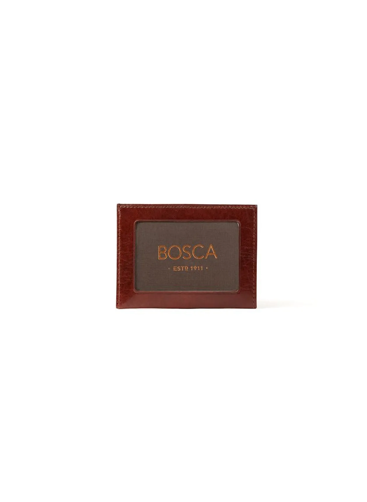 OLD LEATHER WEEKEND WALLET - DARK BROWN