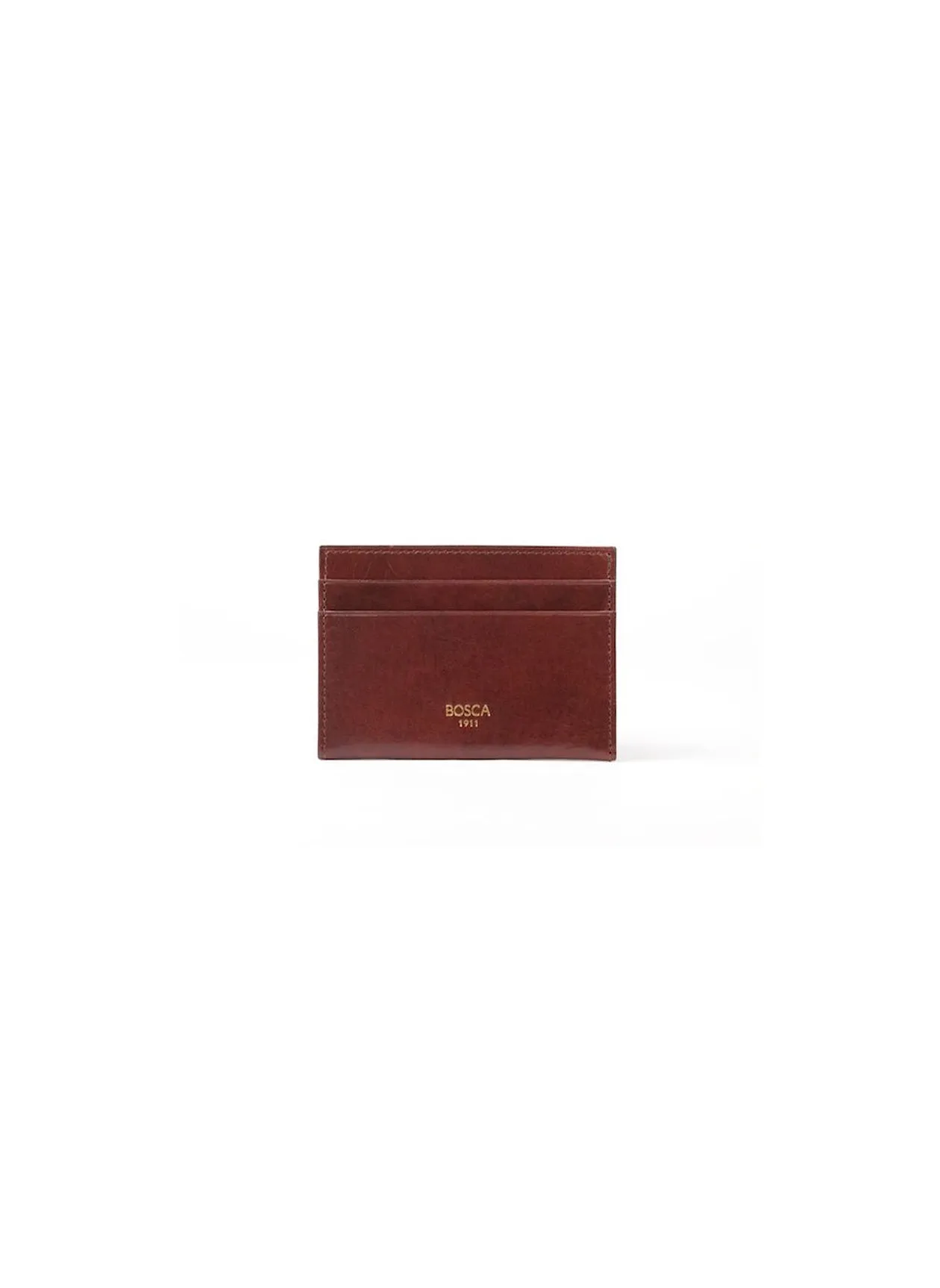 OLD LEATHER WEEKEND WALLET - DARK BROWN