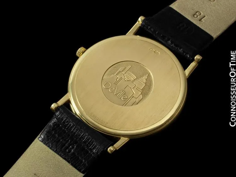 Omega De Ville Mens Midsize Dress Watch - 18K Gold